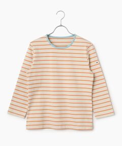 Mademoiselle NON NON / マドモアゼルノンノン Tシャツ | 度詰天竺 ボーダーTシャツ[8分袖]