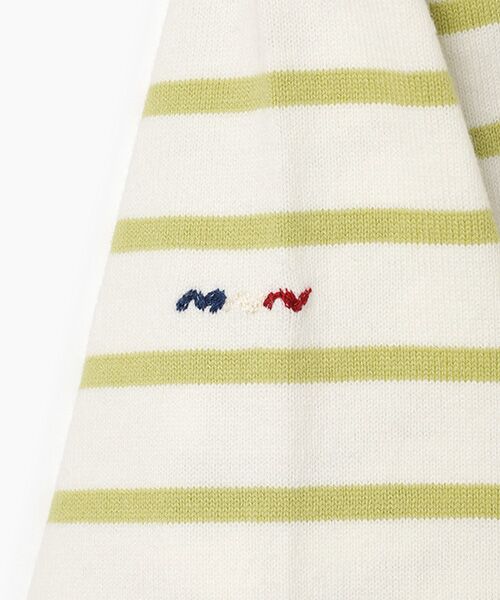 Mademoiselle NON NON / マドモアゼルノンノン Tシャツ | 度詰天竺 ボーダーTシャツ[8分袖] | 詳細4