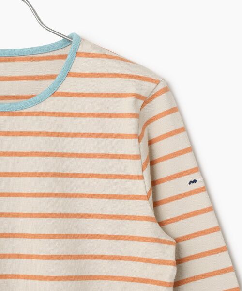 Mademoiselle NON NON / マドモアゼルノンノン Tシャツ | 度詰天竺 ボーダーTシャツ[8分袖] | 詳細8