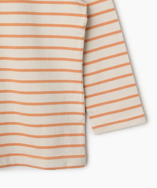 Mademoiselle NON NON / マドモアゼルノンノン Tシャツ | 度詰天竺 ボーダーTシャツ[8分袖] | 詳細9