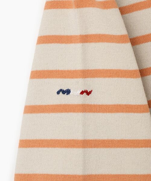 Mademoiselle NON NON / マドモアゼルノンノン Tシャツ | 度詰天竺 ボーダーTシャツ[8分袖] | 詳細11