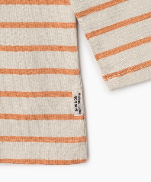 Mademoiselle NON NON / マドモアゼルノンノン Tシャツ | 度詰天竺 ボーダーTシャツ[8分袖] | 詳細12