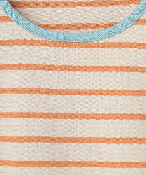 Mademoiselle NON NON / マドモアゼルノンノン Tシャツ | 度詰天竺 ボーダーTシャツ[8分袖] | 詳細13