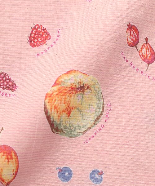 Mademoiselle NON NON / マドモアゼルノンノン ハンカチ | トップボーダー フルーツプリント柄ハンカチ | 詳細5