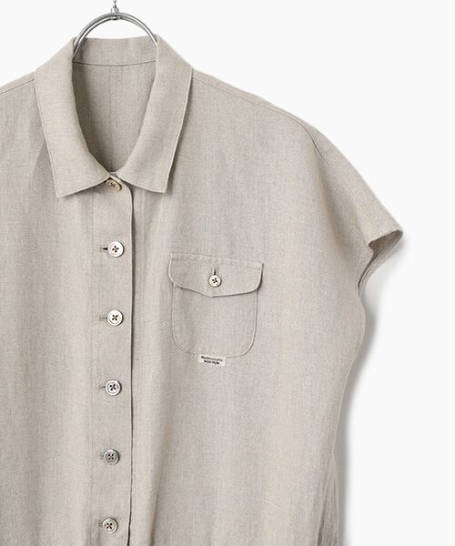 Mademoiselle NON NON / マドモアゼルノンノン サロペット・オールインワン | ノルマンディリネン高密度マットCCオールインワン | 詳細2