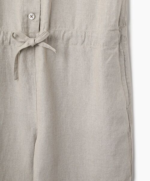 Mademoiselle NON NON / マドモアゼルノンノン サロペット・オールインワン | ノルマンディリネン高密度マットCCオールインワン | 詳細3