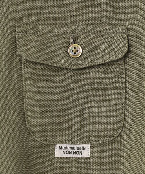 Mademoiselle NON NON / マドモアゼルノンノン サロペット・オールインワン | ノルマンディリネン高密度マットCCオールインワン | 詳細6