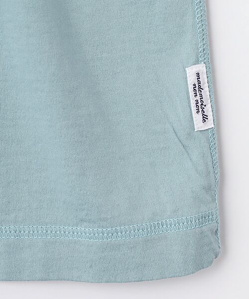 Mademoiselle NON NON / マドモアゼルノンノン Tシャツ | エアーコットン天竺 ミモザモチーフプリントTシャツ | 詳細6