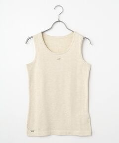 Mademoiselle NON NON / マドモアゼルノンノン Tシャツ | エアーコットン天竺 MN刺繍入りタンクトップ