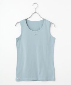 Mademoiselle NON NON / マドモアゼルノンノン Tシャツ | エアーコットン天竺 MN刺繍入りタンクトップ