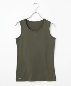 Mademoiselle NON NON / マドモアゼルノンノン Tシャツ | エアーコットン天竺 MN刺繍入りタンクトップ