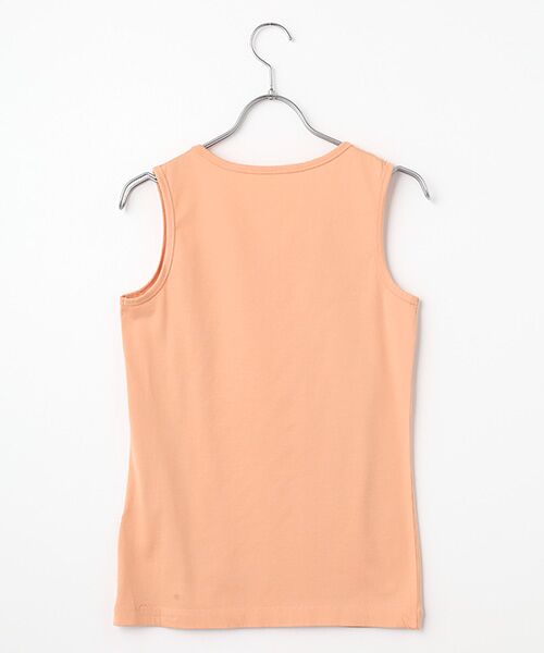 Mademoiselle NON NON / マドモアゼルノンノン Tシャツ | エアーコットン天竺 MN刺繍入りタンクトップ | 詳細3