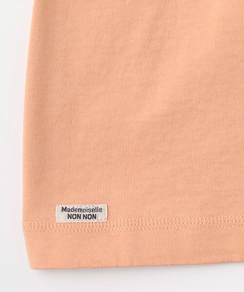 Mademoiselle NON NON / マドモアゼルノンノン Tシャツ | エアーコットン天竺 MN刺繍入りタンクトップ | 詳細6