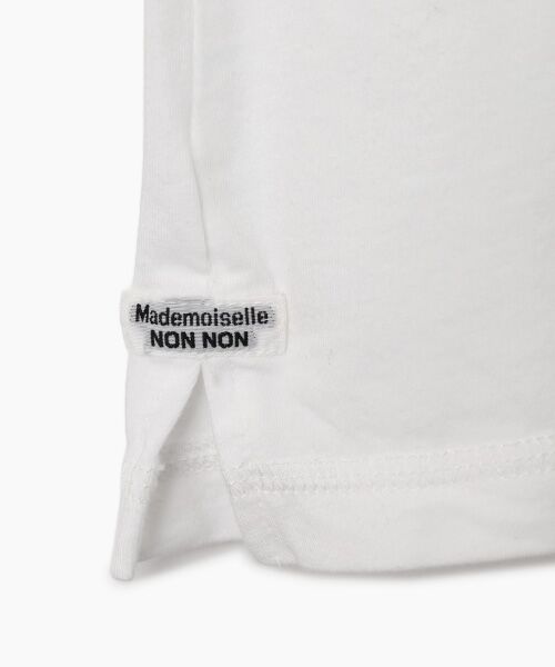 Mademoiselle NON NON / マドモアゼルノンノン Tシャツ | スーピマベア天竺 ボトルネックTシャツ | 詳細1