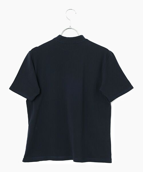 Mademoiselle NON NON / マドモアゼルノンノン Tシャツ | スーピマベア天竺 ボトルネックTシャツ | 詳細3