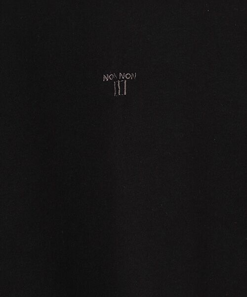 Mademoiselle NON NON / マドモアゼルノンノン Tシャツ | スーピマベア天竺 ボトルネックTシャツ | 詳細8