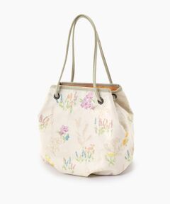 Mademoiselle NON NON / マドモアゼルノンノン ハンドバッグ | スパニッシュブルームプリント バケットバッグ