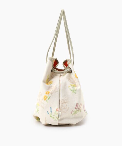 Mademoiselle NON NON / マドモアゼルノンノン ハンドバッグ | スパニッシュブルームプリント バケットバッグ | 詳細2
