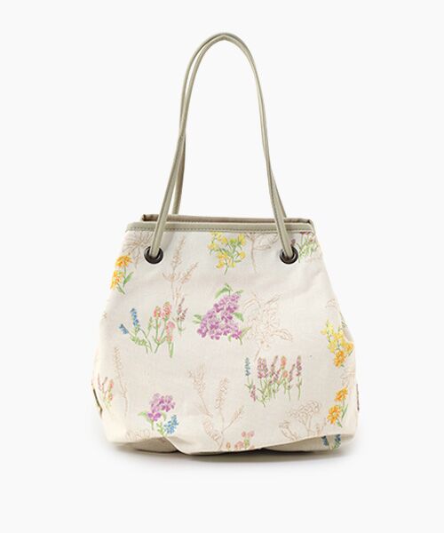 Mademoiselle NON NON / マドモアゼルノンノン ハンドバッグ | スパニッシュブルームプリント バケットバッグ | 詳細3