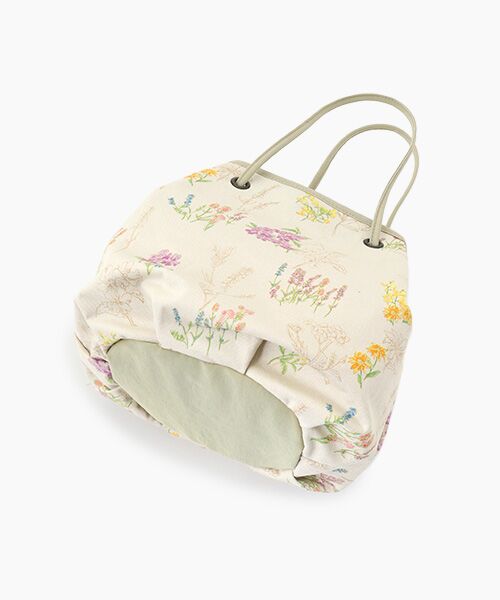 Mademoiselle NON NON / マドモアゼルノンノン ハンドバッグ | スパニッシュブルームプリント バケットバッグ | 詳細4