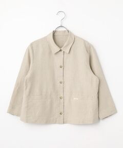 Mademoiselle NON NON / マドモアゼルノンノン その他アウター | リネンポプリン ブラウスジャケット