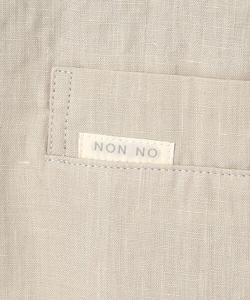 Mademoiselle NON NON / マドモアゼルノンノン その他アウター | リネンポプリン ブラウスジャケット | 詳細1