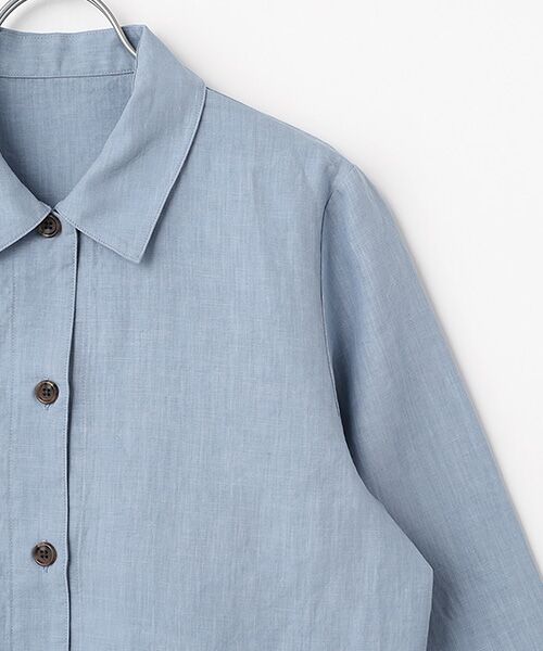 Mademoiselle NON NON / マドモアゼルノンノン その他アウター | リネンポプリン ブラウスジャケット | 詳細3