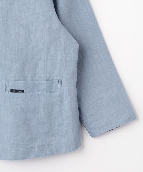 Mademoiselle NON NON / マドモアゼルノンノン その他アウター | リネンポプリン ブラウスジャケット | 詳細4