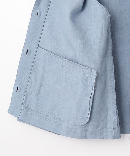 Mademoiselle NON NON / マドモアゼルノンノン その他アウター | リネンポプリン ブラウスジャケット | 詳細5