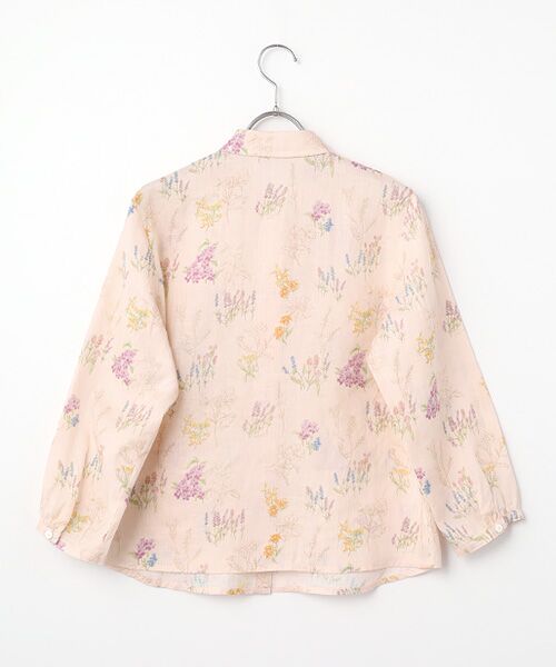 Mademoiselle NON NON / マドモアゼルノンノン シャツ・ブラウス | スパニッシュブルームプリントシャツ[8分袖] | 詳細2