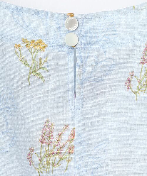 Mademoiselle NON NON / マドモアゼルノンノン シャツ・ブラウス | スパニッシュブルームプリント オーバーブラウス[5分袖] | 詳細6