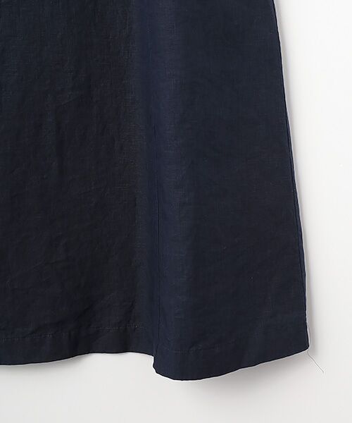 Mademoiselle NON NON / マドモアゼルノンノン ロング・マキシ丈ワンピース | リネンポプリン Vネックジャンパースカート | 詳細6