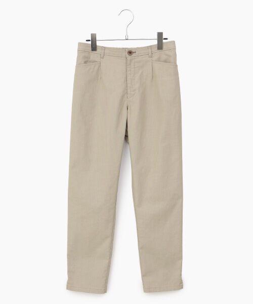 Mademoiselle NON NON / マドモアゼルノンノン その他パンツ | オックスストレッチ テーパードスリムパンツ（モカ）