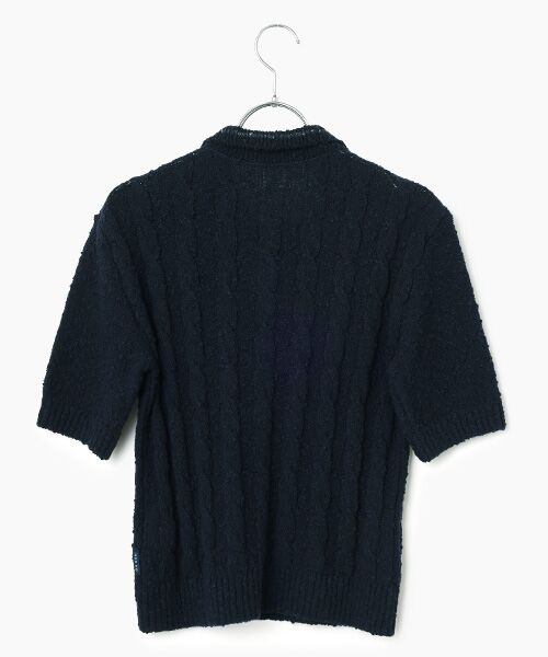Mademoiselle NON NON / マドモアゼルノンノン ニット・セーター | ケーブルニットポロ | 詳細2