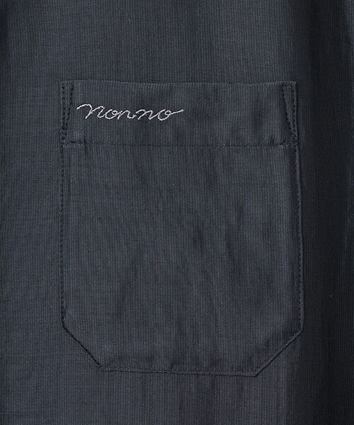 Mademoiselle NON NON / マドモアゼルノンノン シャツ・ブラウス | バンドカラークロップドシアーブラウス | 詳細8