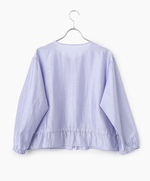 Mademoiselle NON NON / マドモアゼルノンノン ブルゾン | ノーカラージップアップシアーブルゾン | 詳細4