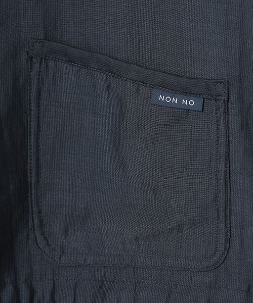 Mademoiselle NON NON / マドモアゼルノンノン ブルゾン | ノーカラージップアップシアーブルゾン | 詳細9