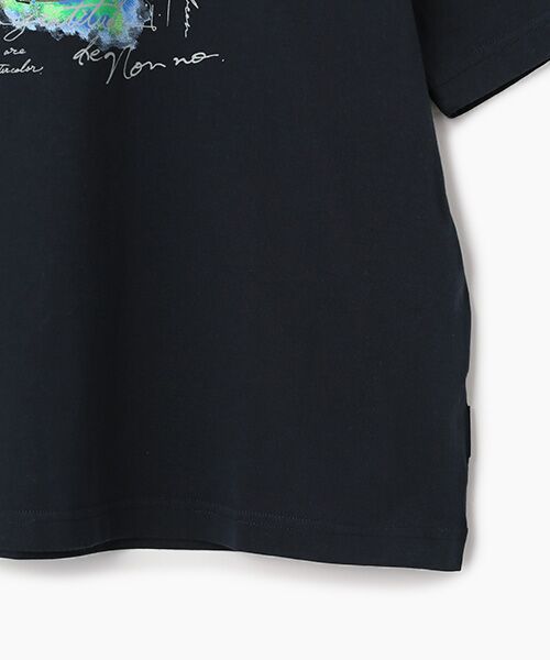 Mademoiselle NON NON / マドモアゼルノンノン Tシャツ | サイロプレミアム天竺 スパニッシュブルームプリントTシャツ | 詳細6