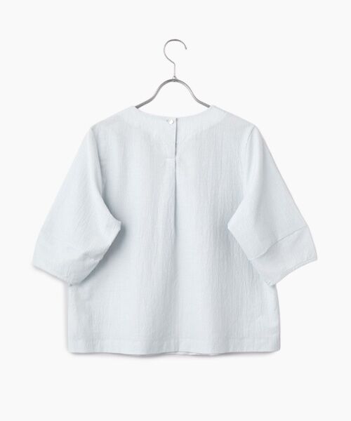 Mademoiselle NON NON / マドモアゼルノンノン シャツ・ブラウス | ソフトワッシャー ふんわりスリーブTブラウス | 詳細3