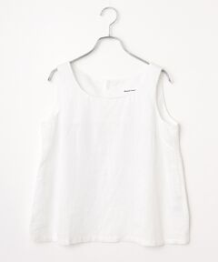 Mademoiselle NON NON / マドモアゼルノンノン シャツ・ブラウス | リネンソフト仕上げ ノースリーブブラウス