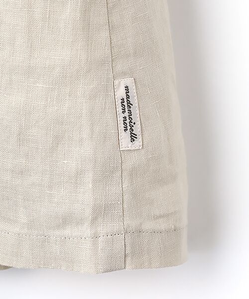 Mademoiselle NON NON / マドモアゼルノンノン シャツ・ブラウス | リネンソフト仕上げ ノースリーブブラウス | 詳細2