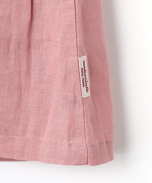 Mademoiselle NON NON / マドモアゼルノンノン シャツ・ブラウス | リネンソフト仕上げ ノースリーブブラウス | 詳細3