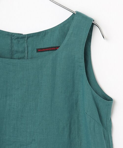 Mademoiselle NON NON / マドモアゼルノンノン シャツ・ブラウス | リネンソフト仕上げ ノースリーブブラウス | 詳細3