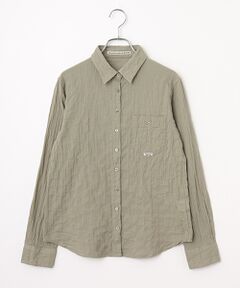 Mademoiselle NON NON / マドモアゼルノンノン シャツ・ブラウス | オーガニックガーゼシャーリングブラウス[長袖]