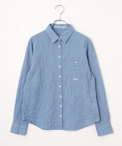 Mademoiselle NON NON / マドモアゼルノンノン シャツ・ブラウス | オーガニックガーゼシャーリングブラウス[長袖]