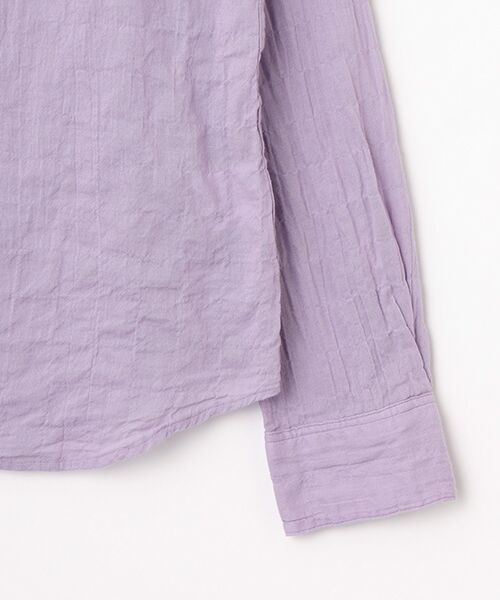 Mademoiselle NON NON / マドモアゼルノンノン シャツ・ブラウス | オーガニックガーゼシャーリングブラウス[長袖] | 詳細4