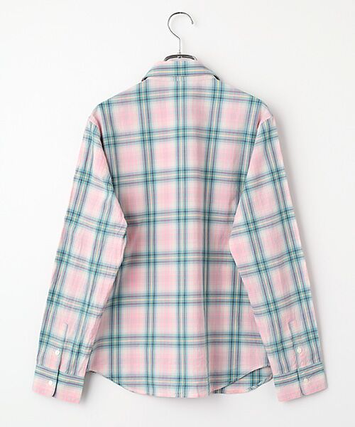 Mademoiselle NON NON / マドモアゼルノンノン シャツ・ブラウス | ローンチェック長袖シャツ | 詳細1