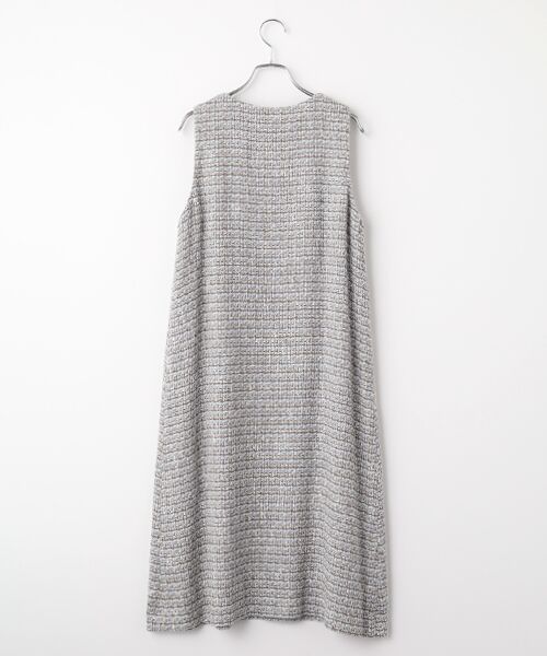 Mademoiselle NON NON / マドモアゼルノンノン ロング・マキシ丈ワンピース | ミックスブークレーツィード ジャンパースカート | 詳細1