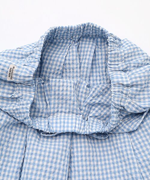 Mademoiselle NON NON / マドモアゼルノンノン ロング・マキシ丈スカート | サッカーギンガム タックスカート | 詳細5