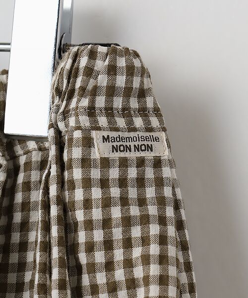 Mademoiselle NON NON / マドモアゼルノンノン ロング・マキシ丈スカート | サッカーギンガム タックスカート | 詳細7